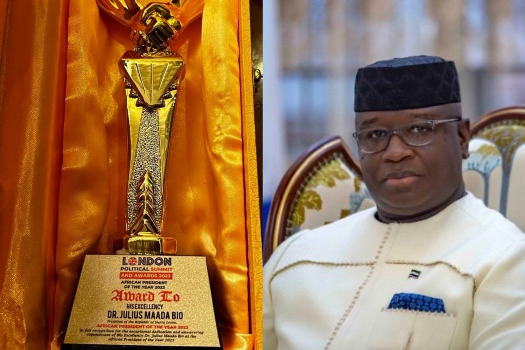 Read more about the article President Julius Maada Bio Named African President of the Year