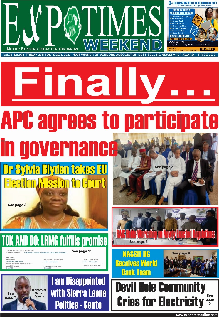 Read more about the article FRIDAY 20TH OCTOBER, 2023