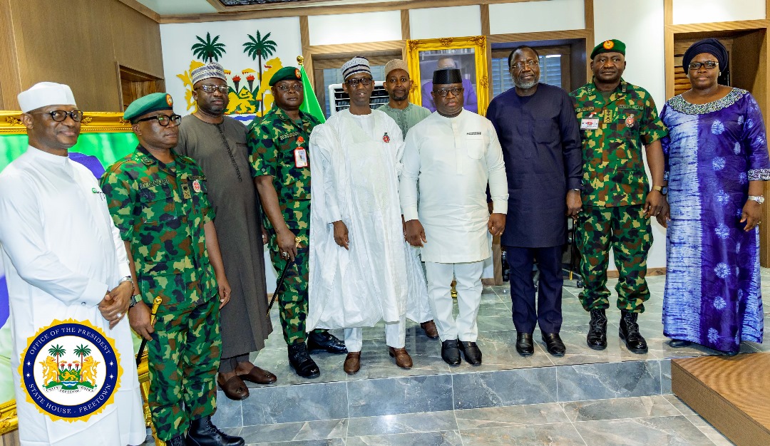 Read more about the article President Bio receives high-powered delegation from ECOWAS and Federal Republic of Nigeria after security breach in Freetown