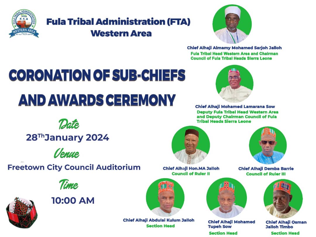 Read more about the article Fullah tribal head crowns sub-chiefs, calls for just and fair leadership