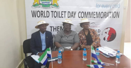 Read more about the article Ministry of Water Resources Certifies Four Chiefdoms Open Defecation Free Ahead of World Toilet Day