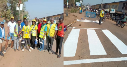 Read more about the article Drive Safe Alliance and Road Safety Committee Repaint Zebra Crossings in Bo City