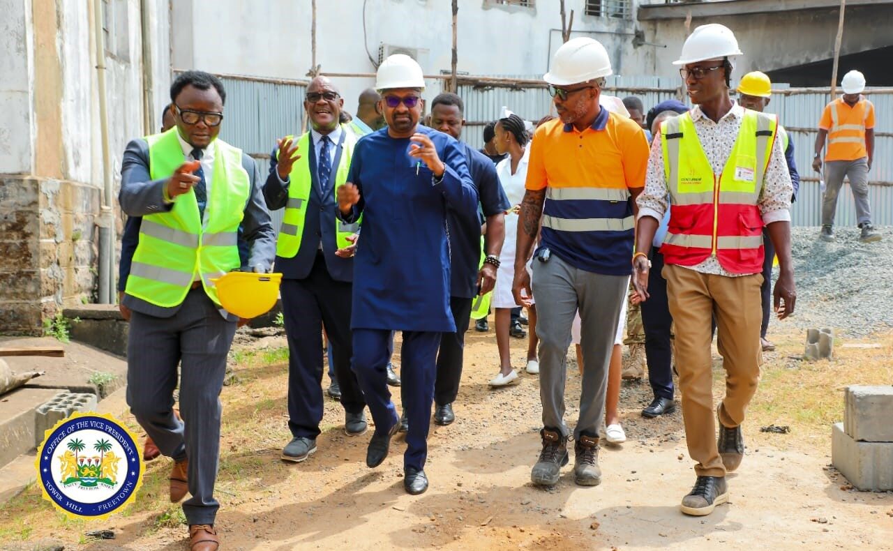 Read more about the article VP Juldeh Jalloh Inspects Landmark Healthcare Projects at Connaught Hospital   