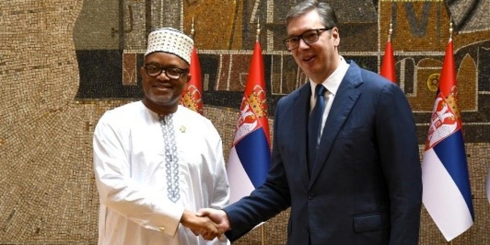 Ambassador yongawo Present Letter of credence to serbian