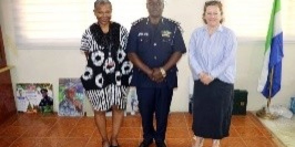 British Police Support Training Leader Visits IGP Sellu to Strengthen Ti