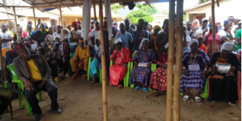 Chieftaincy Dialogue to Restore Peace and Unity in Makuma Section, Kambia District