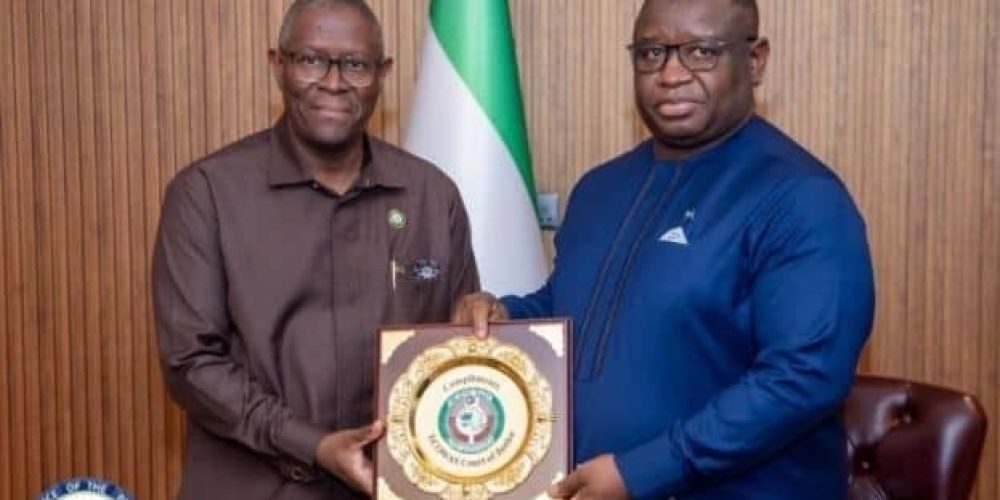 ECOWAS Court President Visits President Bio, Pledges Stronger Legal Cooperation