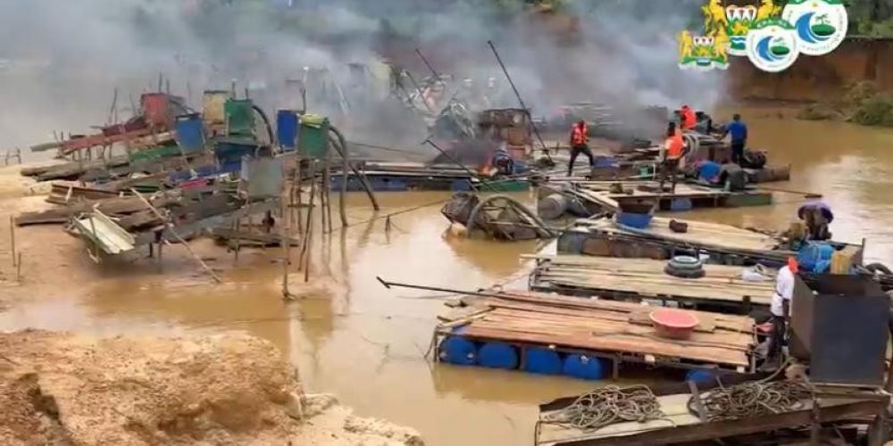 EPA Destroys Nearly 200 Dredges in Major Crackdown on Illicit Riverbed Mining