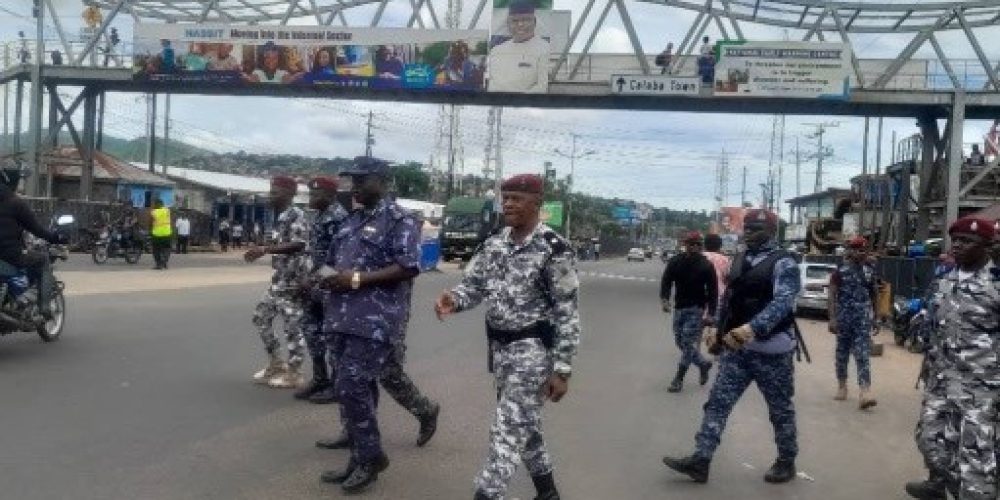 IGP Sellu Conducts Official Tour of Freetown East Police Operations