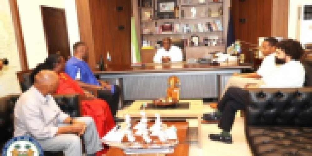 Idris Elba Visits President Bio to Advance Vision of Sherbro Island