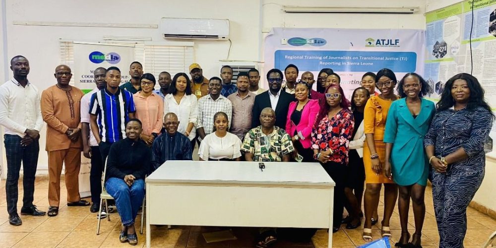 MRCG trains Journalists on Transitional Justice Reporting in Sierra Leone