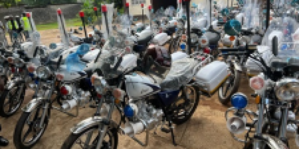 Minister of Internal Affairs Unveils 30 Motorbikes to Boost Police Emergency Response and Law Enforcement