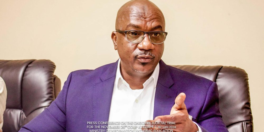 Minister of Justice, Mohamed Lamin Tarawalley