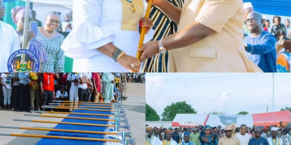 President Bio Crowns 12 elected