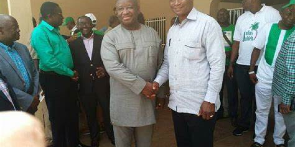 President Bio and Dr Samura Kamara