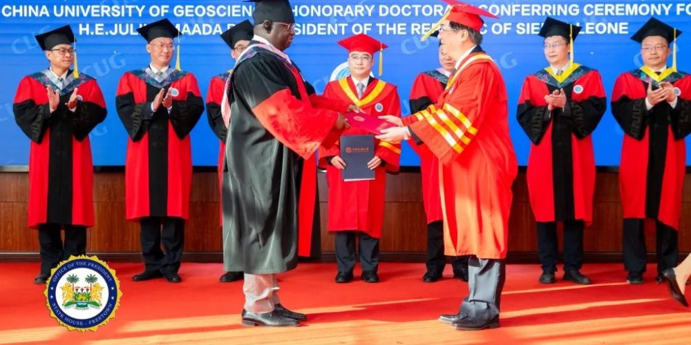 President Bio honoured in China