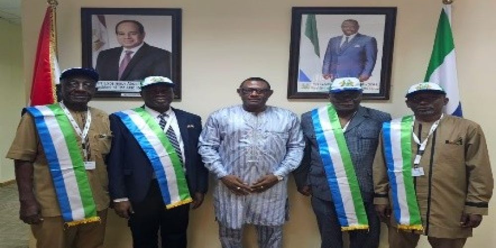 Sierra Leone’s Energy Delegation Strengthens Ties During Courtesy Visit to Embassy in Cairo
