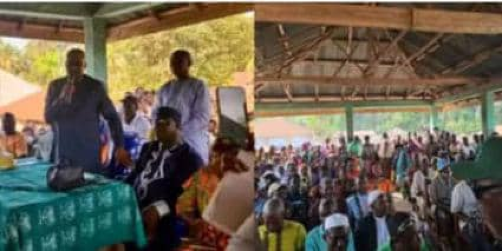 VP Juldeh Visits Fire Victims in Kpetema, Pledges