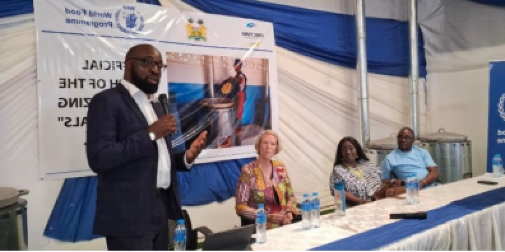 WFP Launches Climate-Smart “Re-Energizing School Meals” Project in Sierra Leone